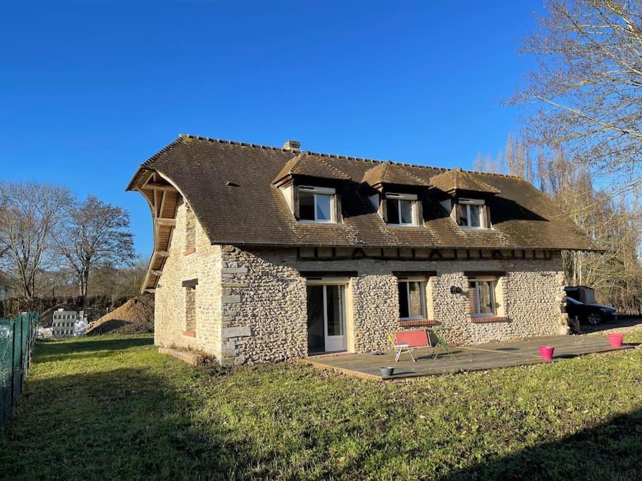 Maison Ancienne Vallee De L'Eure Villa Hardencourt-Cocherel Buitenkant foto